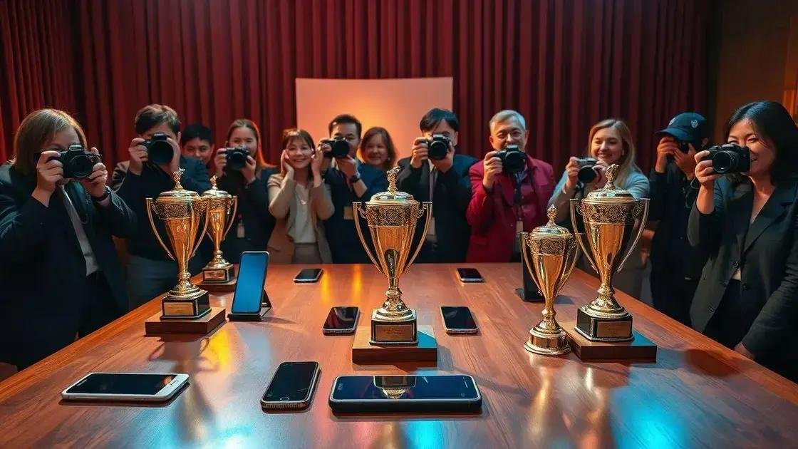Premiação e detalhes para os vencedores