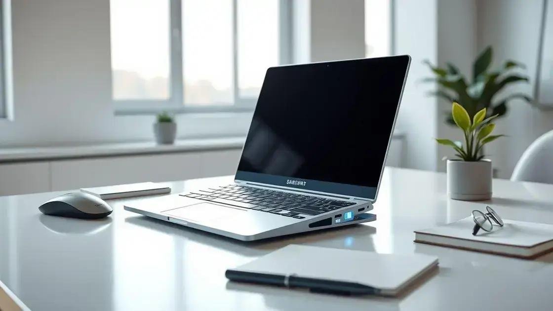 Samsung atualiza seu Galaxy Book Go com tecla Copilot para IA