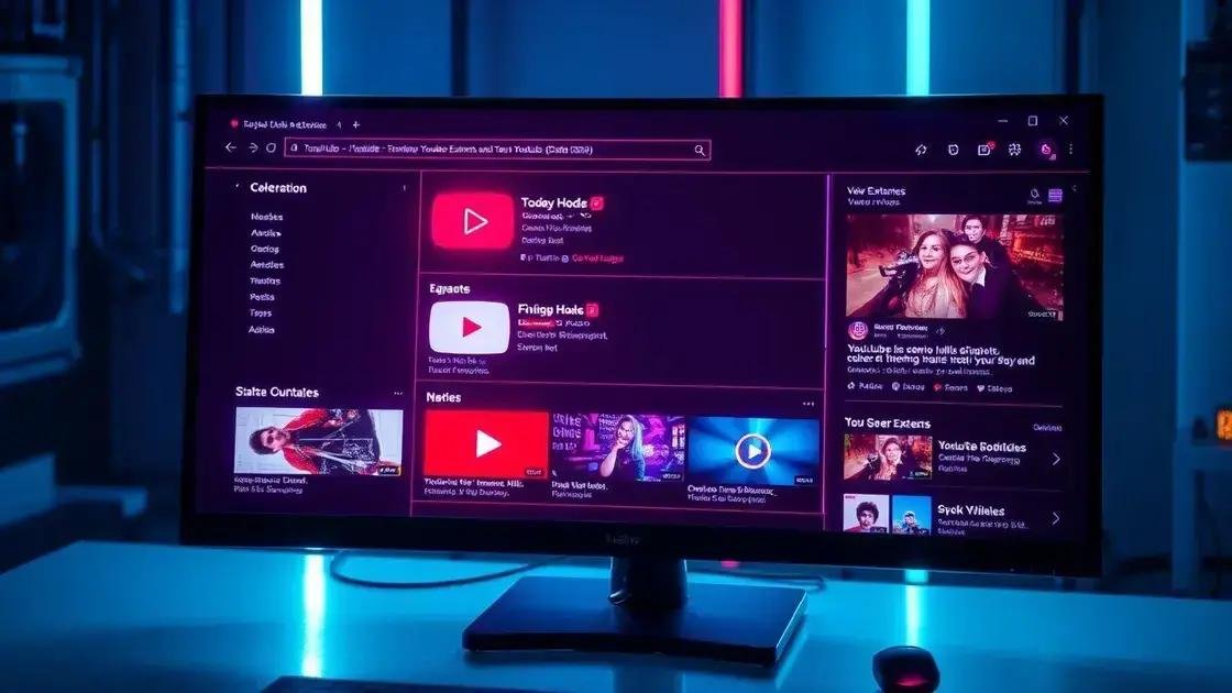 Principais extensões para otimizar sua experiência no YouTube