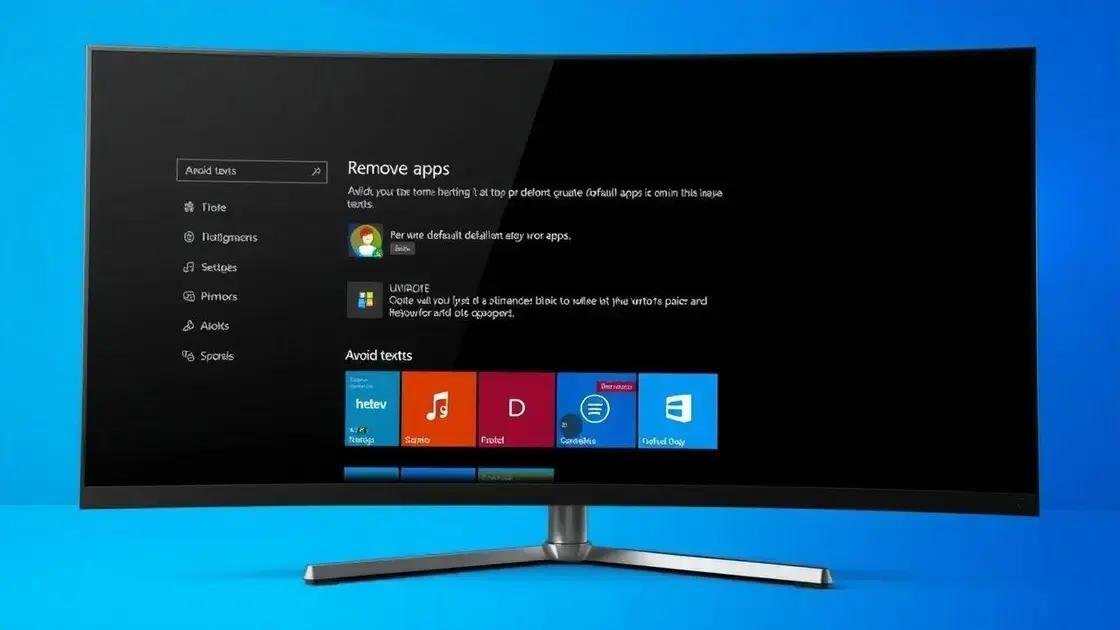 Remoção de aplicativos padrão no Windows 11: Descubra a nova opção